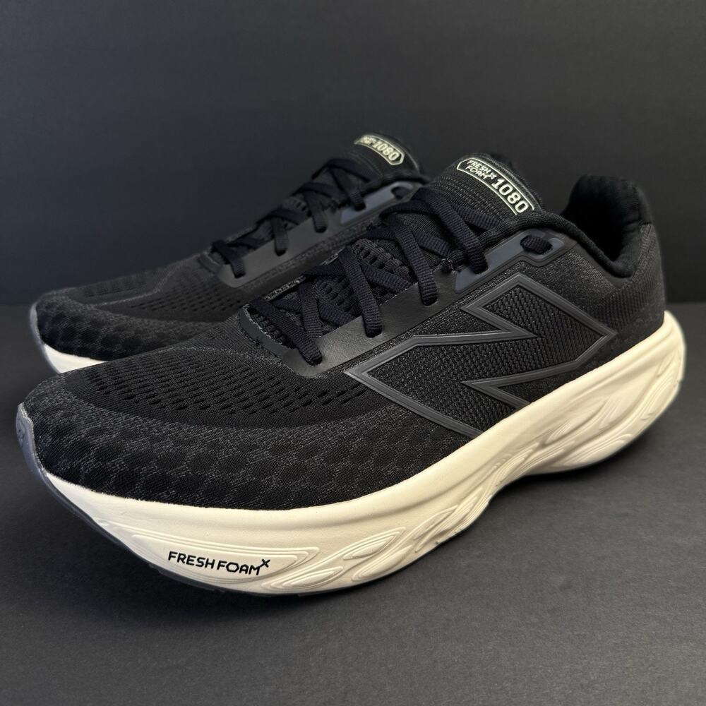 New Balance Fresh Foam X 1080v14 Men’s 11.5 Black White Running Shoes